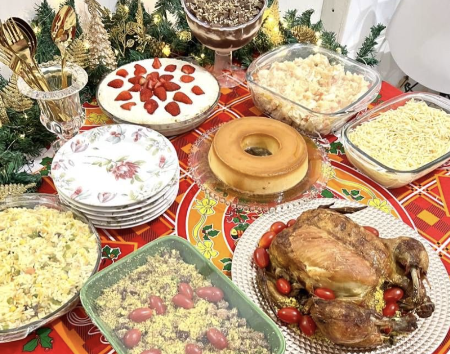 Mesa de Ceia Natalina